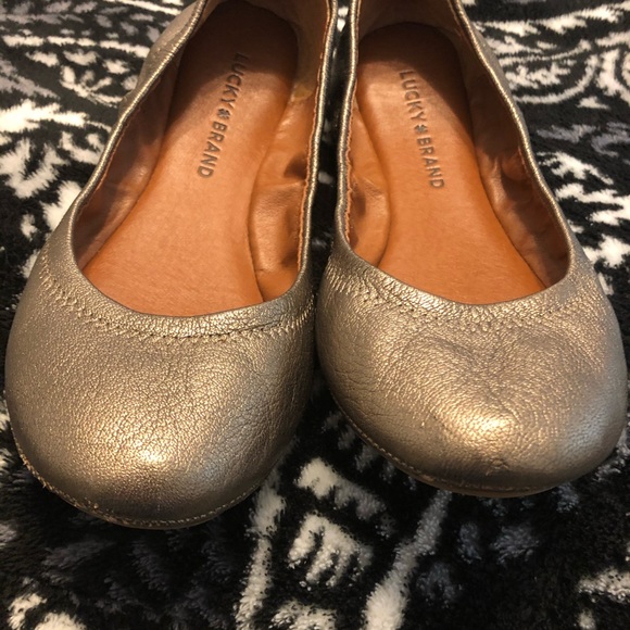 Lucky Brand Emmie Leather Flats 6.5 - Picture 6 of 9